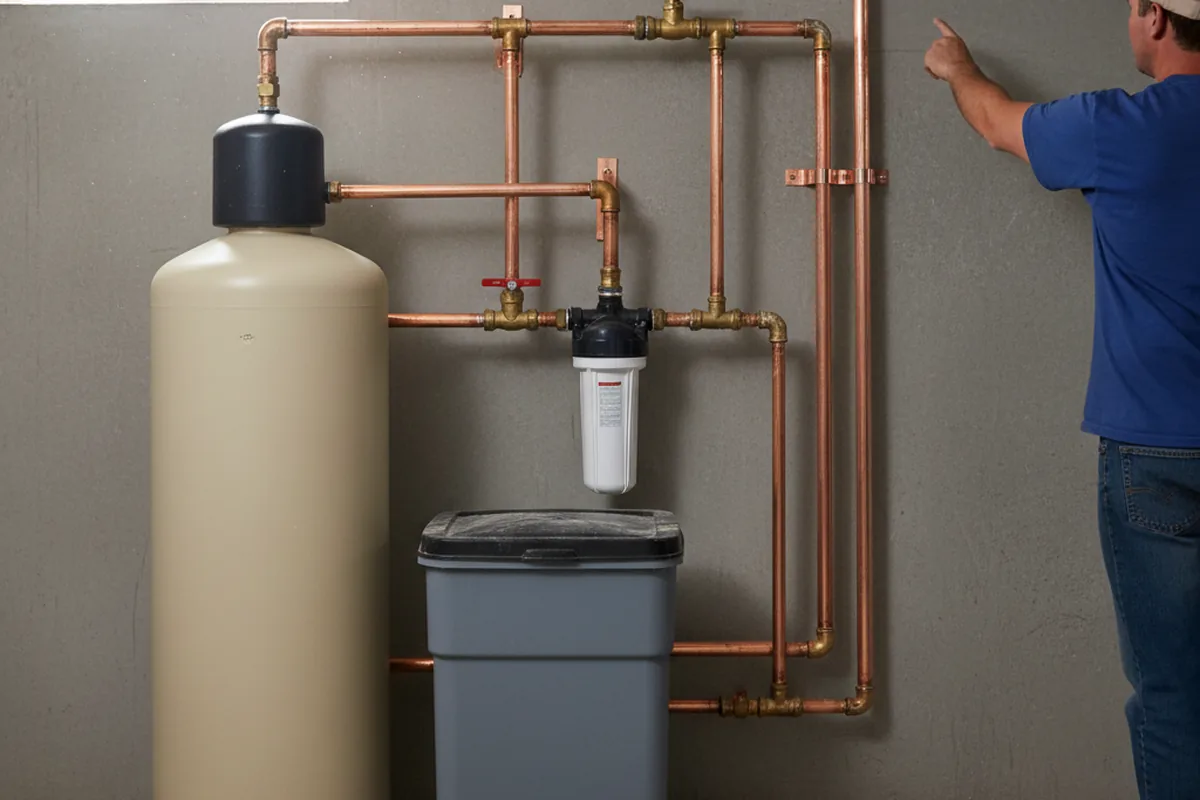Whole-house water treatment system installed in East Rochester